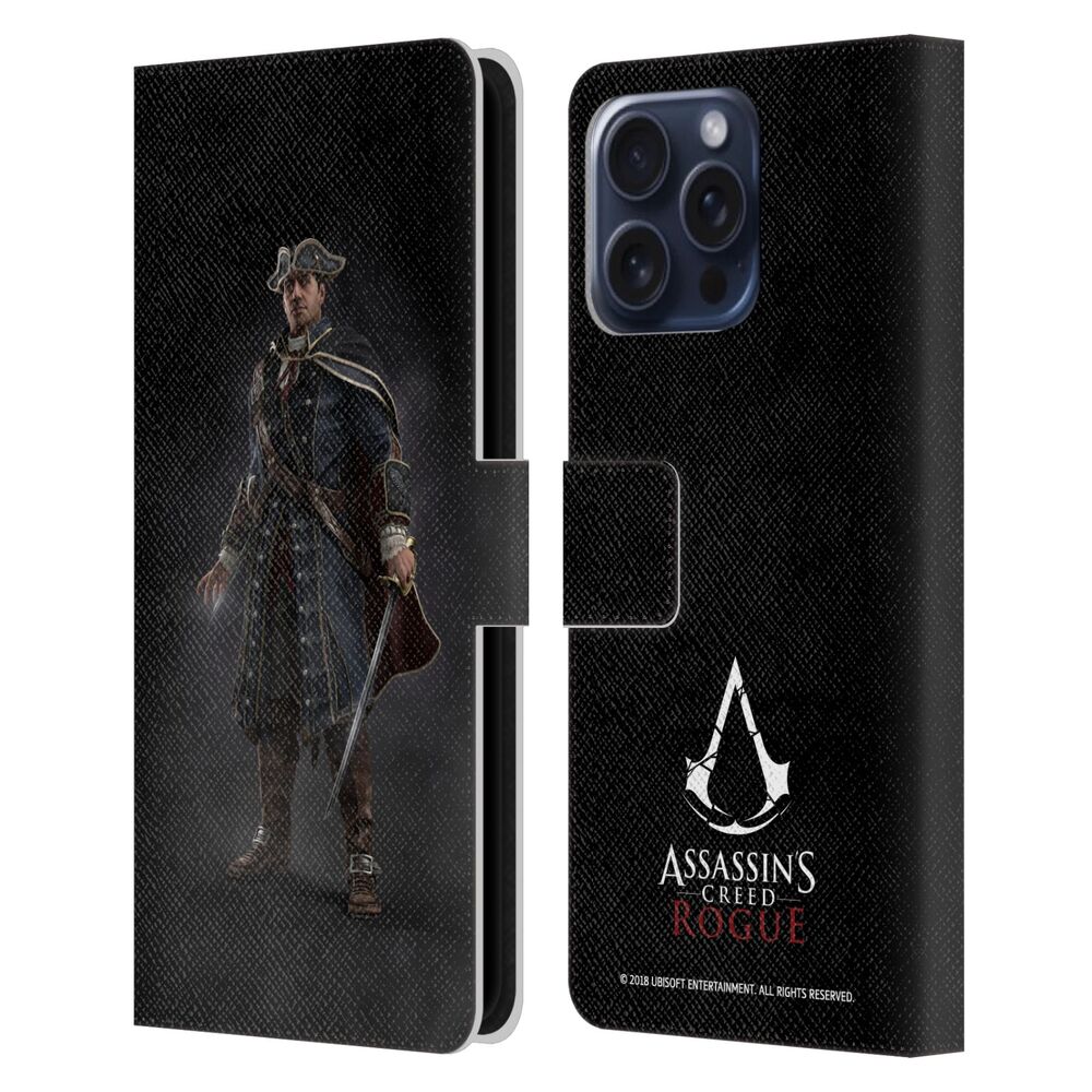 ASSASSINS CREED アサシンクリード - Rogue Key Art / Haytham Kenway レザー手帳型 / Apple iPhoneケース - PGS